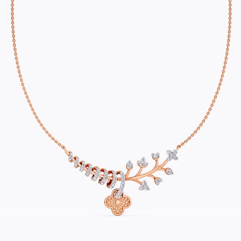 Floral Trails Diamond Necklace Floral Trails Diamond Necklace