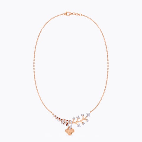 Floral Trails Diamond Necklace Floral Trails Diamond Necklace