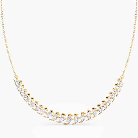 Streamlined Sparkle Diamond Necklace Streamlined Sparkle Diamond Necklace
