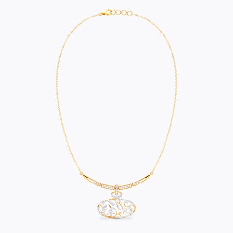 Abstract Embrace Diamond Necklace Abstract Embrace Diamond Necklace