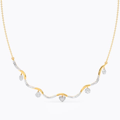 Gleaming Waves Diamond Necklace Gleaming Waves Diamond Necklace