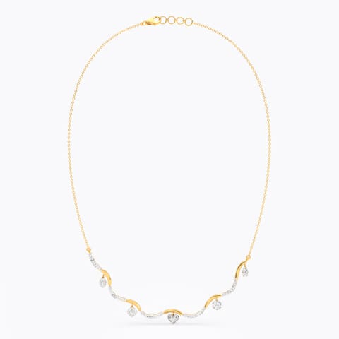 Gleaming Waves Diamond Necklace Gleaming Waves Diamond Necklace
