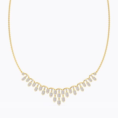 Radiant Hexa Diamond Necklace Radiant Hexa Diamond Necklace