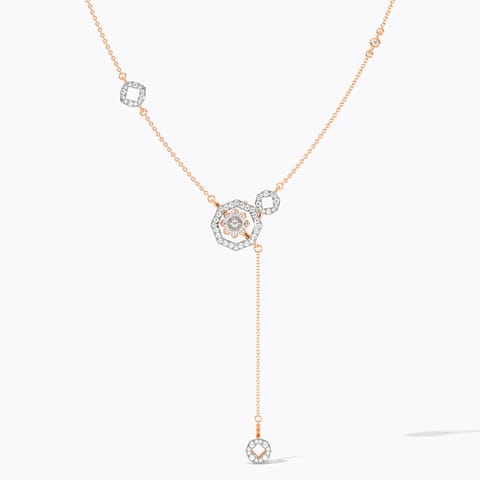 Dangling Sparkles Diamond Necklace