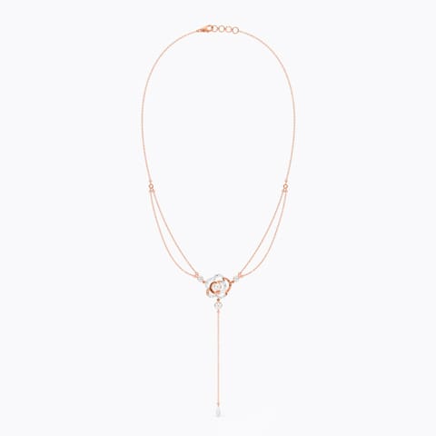 Sparkling Rose Diamond Necklace Sparkling Rose Diamond Necklace