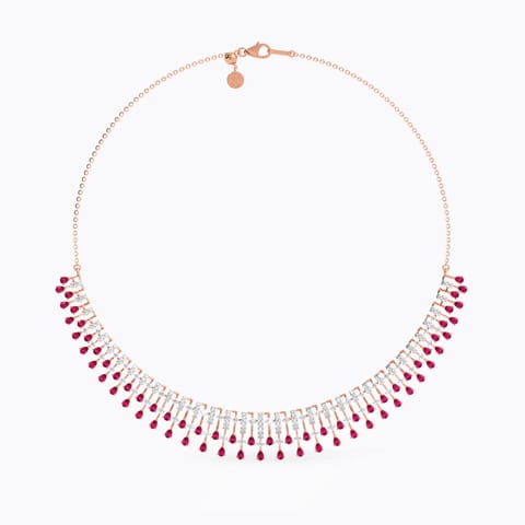 Scarlet Splendour Gemstone Necklace Scarlet Splendour Gemstone Necklace