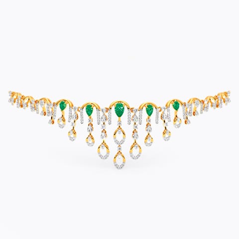 Mesmerising Green Gemstone Necklace
