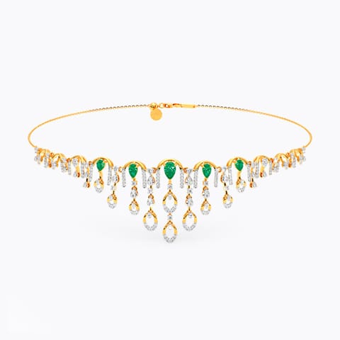 Mesmerising Green Gemstone Necklace