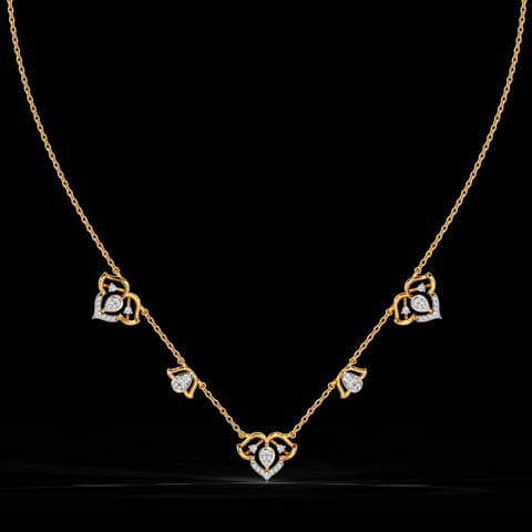 Twinkling Taani Diamond Necklace