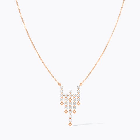 Gleaming Fringe Diamond Necklace Gleaming Fringe Diamond Necklace