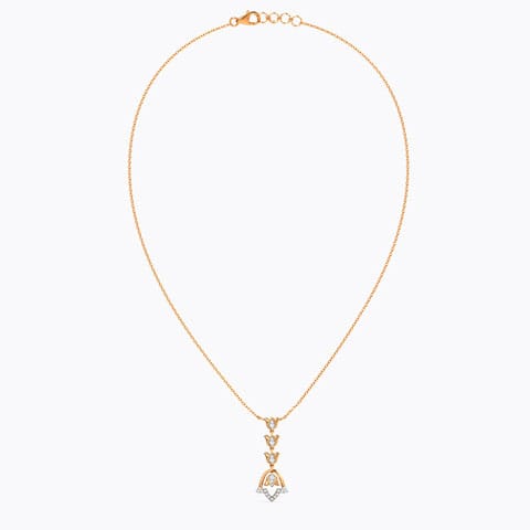Aurena Tulip Diamond Necklace