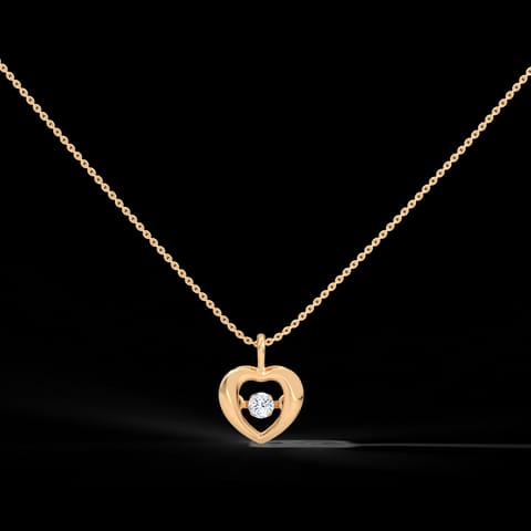 Doris Heartbeat Diamond Necklace