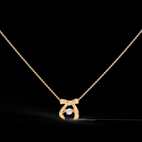 Anna Heartbeat Diamond Necklace