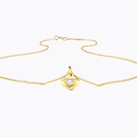 Marie Heartbeat Diamond Necklace