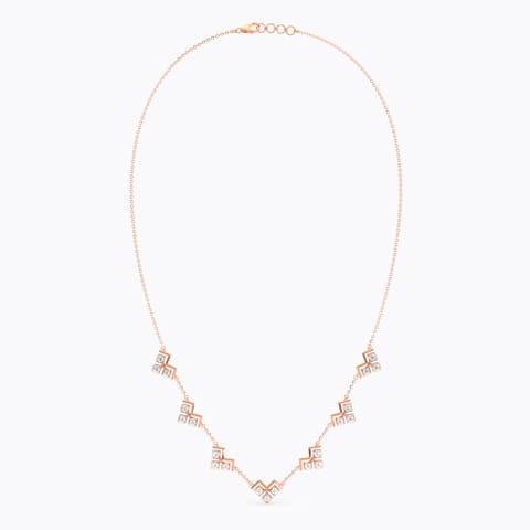 Aurora Diamond Station Necklace Aurora Diamond Station Necklace