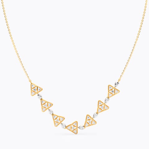 Sparkling Diamond Station Necklace Sparkling Diamond Station Necklace