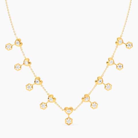 Glitter & Glow Diamond Station Necklace Glitter & Glow Diamond Station Necklace