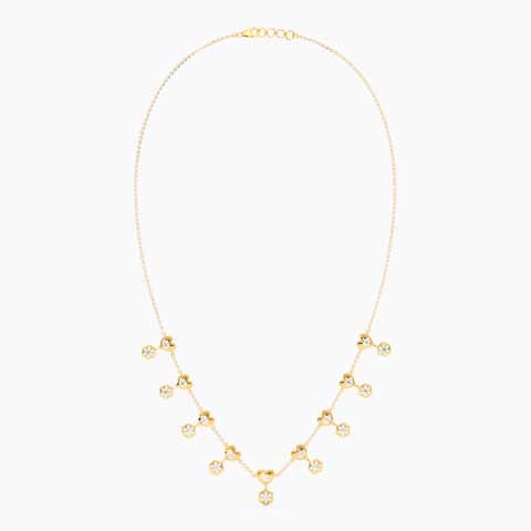 Glitter & Glow Diamond Station Necklace Glitter & Glow Diamond Station Necklace