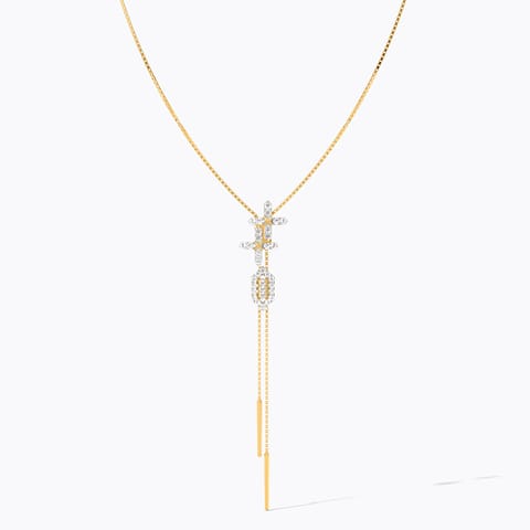 Dazzlling Swirl 4 Way Convertible Diamond Necklace