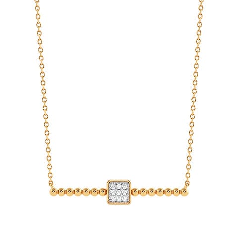 Lapis Line Diamond Necklace