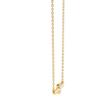 Lapis Line Diamond Necklace