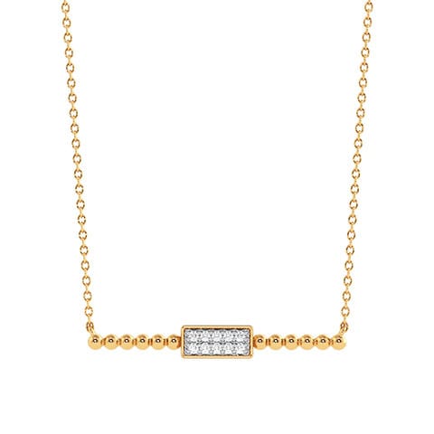 Blush Ingot Diamond Necklace Blush Ingot Diamond Necklace