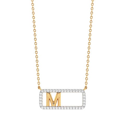 Woven Harmony Diamond Necklace