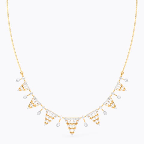 Patola Prism Diamond Necklace Patola Prism Diamond Necklace