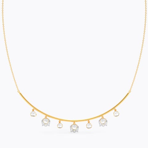 Floret Polki Diamond Necklace