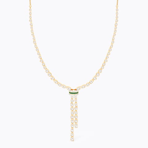 Green Polki Gemstone Necklace Green Polki Gemstone Necklace