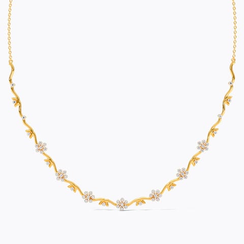 Gleam Trail 9KT Diamond Necklace