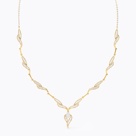 Celestial Beam Diamond Necklace