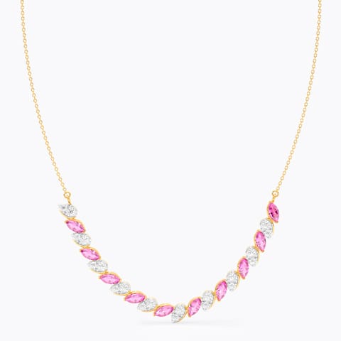 Imperial Pink Gemstone Necklace Imperial Pink Gemstone Necklace