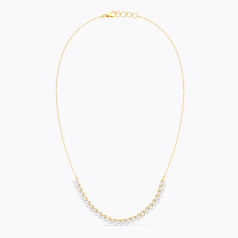 Celestial Blaze Diamond Necklace