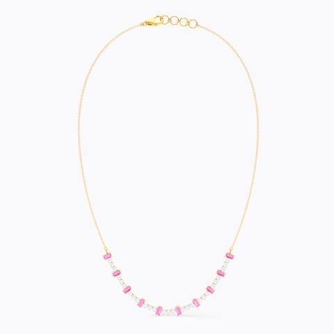 Celestial Pink Gemstone Necklace Celestial Pink Gemstone Necklace