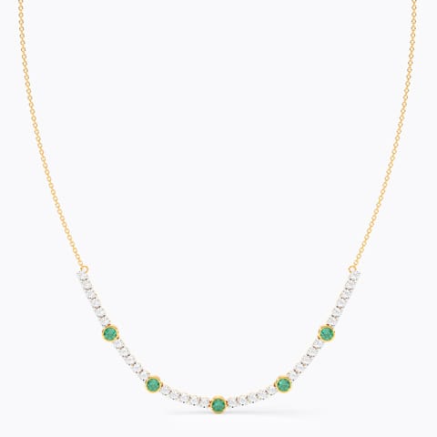 Green Elegance Gemstone Necklace Green Elegance Gemstone Necklace
