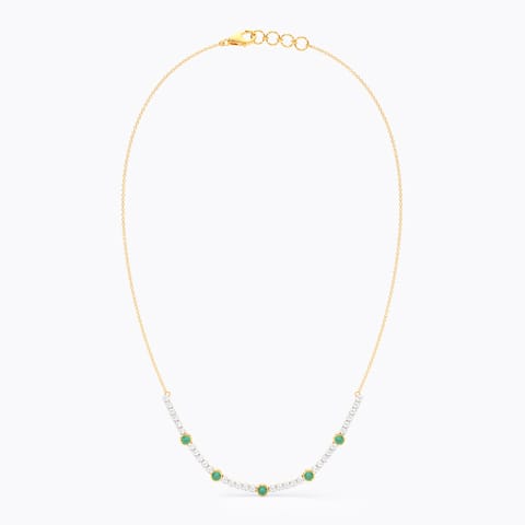 Green Elegance Gemstone Necklace Green Elegance Gemstone Necklace