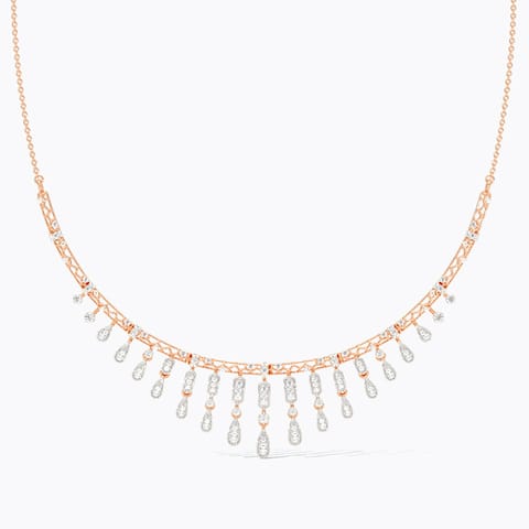 Striking Shine Diamond Necklace