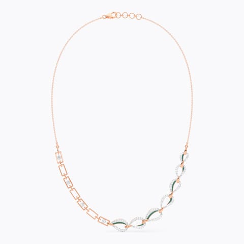 Interlink Glint Diamond Necklace