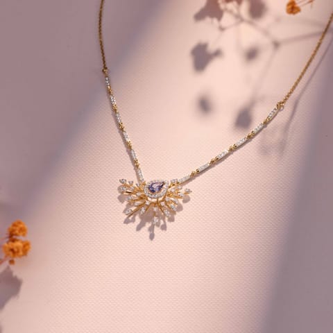 Sapphire Sprinkles Gemstone Necklace