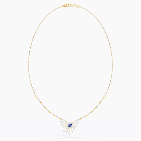 Sapphire Sprinkles Gemstone Necklace Sapphire Sprinkles Gemstone Necklace