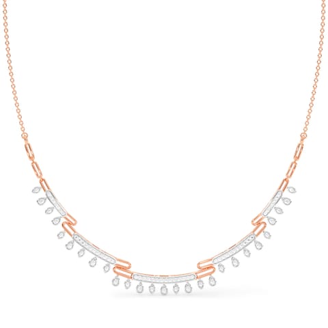 Whimsical Trail Diamond Necklace