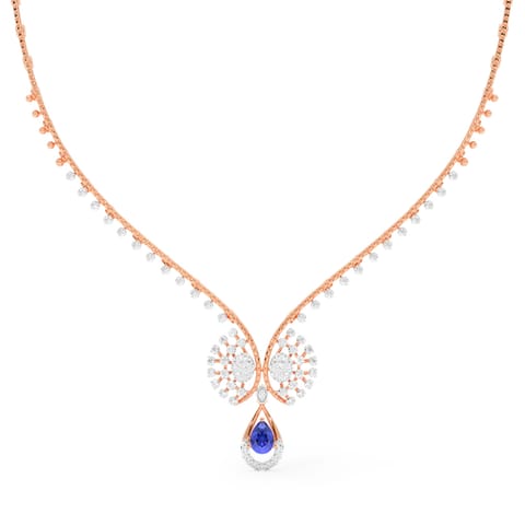 Majestic Flare Gemstone Necklace