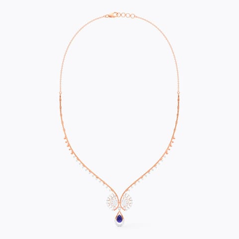 Majestic Flare Gemstone Necklace
