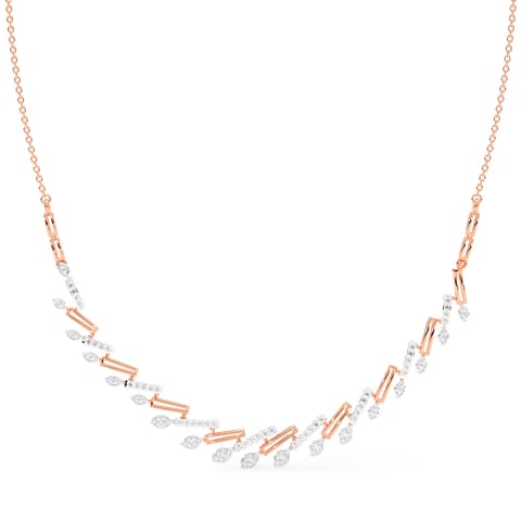 Linear Luxe Diamond Necklace