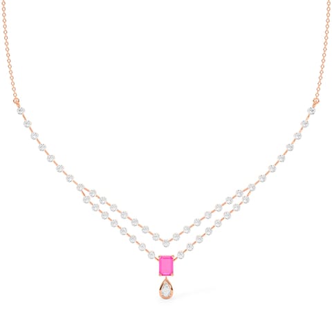 Modern Opulence Gemstone Necklace