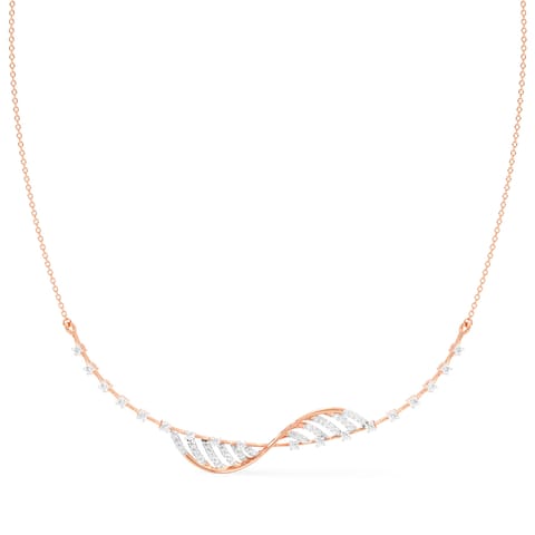 Flowing Vine Diamond Necklace