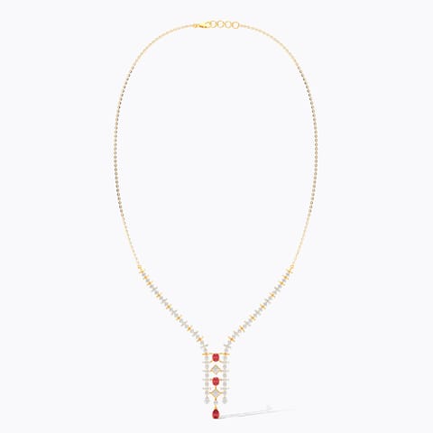 Rouge Trails Gemstone Necklace