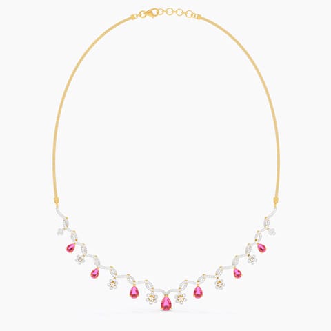 Pink Serenade Gemstone Necklace