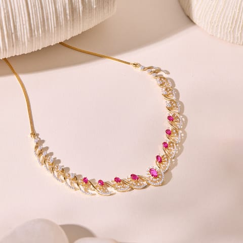 Pink Illumina Gemstone Necklace Pink Illumina Gemstone Necklace